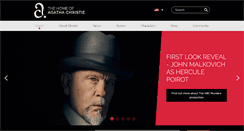 Desktop Screenshot of agathachristie.com